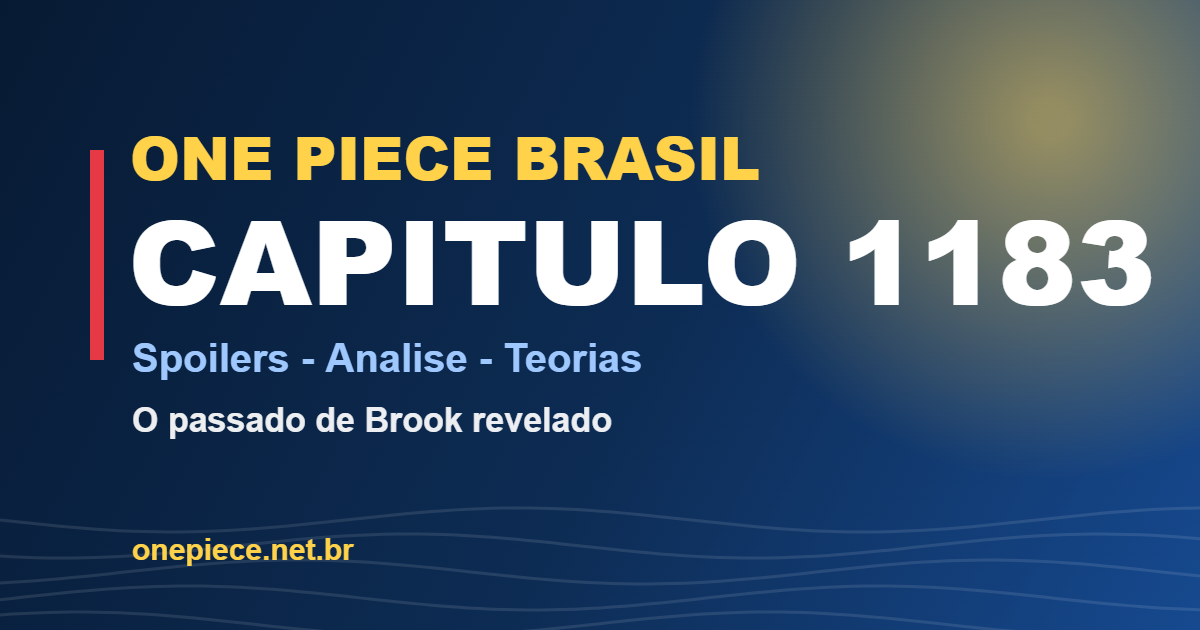 One Piece capitulo 1183 spoilers e analise - capa do artigo